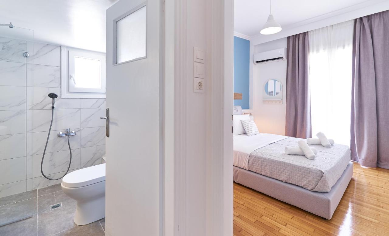 “Blue Oasis” In The Heart Of Koukaki! Apartment Athena Bagian luar foto