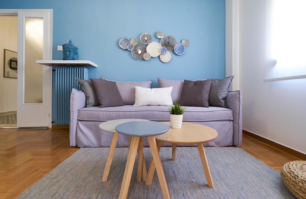 “Blue Oasis” In The Heart Of Koukaki! Apartment Athena Bagian luar foto